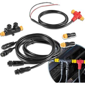 NMEA 2000 Network Starter Kit Backbone Cables Drop Cables Tees Terminators Kits Replace for Ancor Marine Grade Products