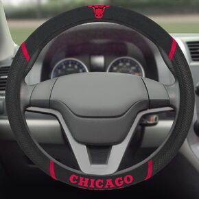 FANMATS NBA Unisex-Adult Embroidered Steering Wheel Cover