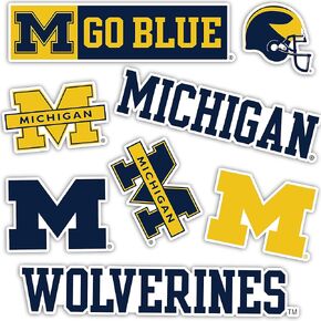 Desert Cactus University of Michigan Sticker Wolverines UM U of M Stickers Vinyl Decals Laptop Water Bottle Car Scrapbook T2 (Type 2)