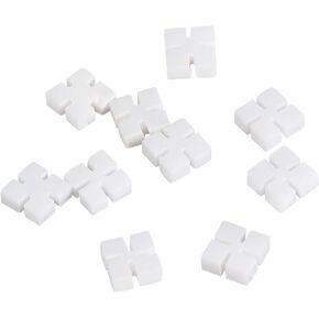 MECCANIXITY Guitar Fretboard Inlay Dots White Shell Fingerboard Inlays Mark Point 5x5x2mm For Guitar, Pack of 10