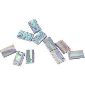 Abalone Shell Inlay, 10Pcs Nature Guitars Inlay Material Colourful for Mosaic Art for Jewelry Design