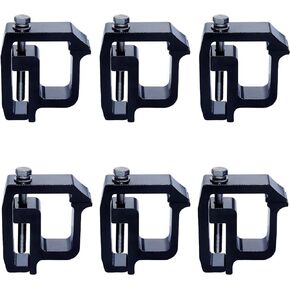 Perfit Liner 6 قطع مشابك تثبيت أغطية الشاحنات غطاء التخييم لسيلفرادو سييرا 1500/2500/3500، دودج داكوتا رام 1500/2500/3500، F150 F250، تيتان، تندرا in Kuwait