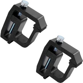 4 PCS Mounting Clamps Truck Caps Camper Shell, Heavy Duty Truck Bed Clamps, Canopy Clamps and Ladder Rack, Compatible with Silverado Sierra 1500 2500 3500, Ram1500 2500 3500, F150 F250