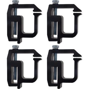 Kikito Mounting Clamps Truck Cap Topper Camper Shell for Silverado Sierra Dakota RamF150 F250 Titan Tacoma Tundra 6PC | Ladder Rack Clamps, Truck Bed Clamps, Canopy Clamp |