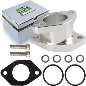 Carburetor Intake Manifold Boot for Yamaha for Warrior 350 YFM350X 1987-2004, for Wolverine 350 YFM350FX 1995 ATV, Replacement for 1UY-13586-01-00, 1UY-13586-02-00