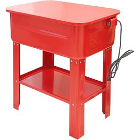 Torin ATRG4001-20B 20 Gallon Capacity Electric Solvent Pump Automotive Parts Washer Cleaner, Red