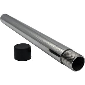 MARINE CITY 304 Grade Stainless Steel Heavy Duty 24 Inches Length Antenna Base Mount Extension Mast with Features Standard 1"-14 Threads for Marines – Boats – Yachts (Pack of 1)