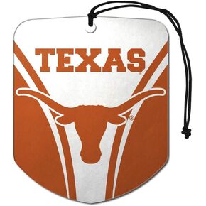 FANMATS NCAA Unisex-Adult 2 Pack Hanging Car Air Freshener, Team Design - 3.5in x 3in