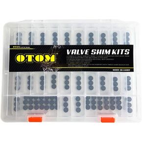 OTOM D7.48mm Thick 1.20-3.50mm Adjustable Valve Shim Kit for CRF 250R/X Kawasaki KX Suzuki RMZ Yamaha YZ 250F WR250F YZ Dirt Bikes (141PCS)