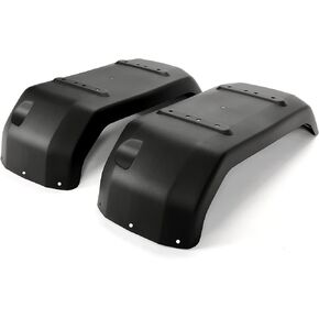 Kojem Rear Fender Flare Pair Compatible with 2001-2008 Kawasaki Mule 3000 3010 3020 4x4 Hardwoods Green HD Diesel Trans4x4 Black Plastic Splash Shield Guard Replacement 2Pcs