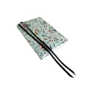 6 Inch Paperback Book Cover 5.5x8.5 to 6x9 in HUMMINGBIRD FLORAL Green Fabric Stretch Book Cover for Soft Cover, Hardcover, Book Cover for Paperback Novel (Adults)