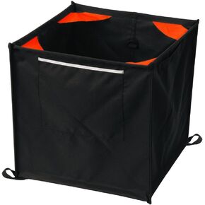 Weaver Leather Arborist Throw Line Storage Cube , Black/Orange