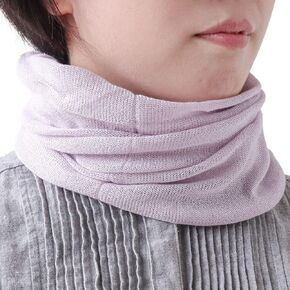 Kinuya Extra Warm Silk 100% Neck Warmer Thermal Neck Gaiter Made in Japan