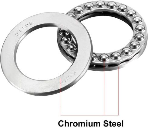 uxcell 51103 Thrust Ball Bearings 17mm x 30mm x 9mm Chrome Steel ABEC3 Single Row Roller 3pcs in Kuwait