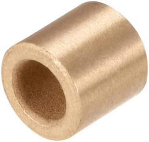 uxcell Bearing Sleeve 6mm Bore x 10mm OD x 10mm Length Self-Lubricating Sintered Bronze Bushings 10pcs in Saudi Arabia