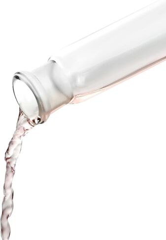 دورق حجمي QWORK سعة 1000 مل مع سدادة زجاجية، 4 عبوات 3.3 زجاج بوروسيليليك مرتفع، سدادة أرضية in Kuwait