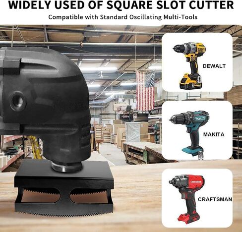 Square Slot Cutter, 2PCS Stainless Steel, Rectangle and Square, for Plastic, Metal, Low-Voltage Electrical Boxes Mounting in Saudi Arabia