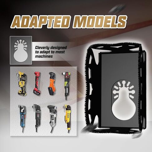 قطعتان من قاطع الفتحات المربعة، أداة قطع الحوائط الجافة، أداة قطع في مكانها بخطوة واحدة للجدران الجافة والمعادن البلاستيكية والخشب وما إلى ذلك (مستطيل + مربع) in Kuwait