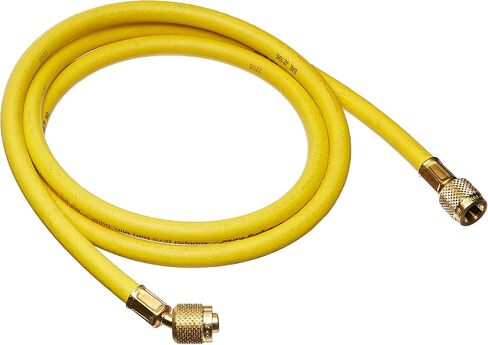 Yellow Jacket 21060 Plus II Hose Standard 1/4" Flare Fittings, 60", Yellow in Saudi Arabia