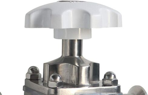 مزورة الفولاذ المقاوم للصدأ صمام الحجاب الحاجز 316l ثلاثي المشبك صمام الحجاب الحاجز سيليكون ختم 1.5 بوصة للتحكم في السوائل فائقة النقاء أو العقيمة أو المسببة للتآكل أو الكاشطة in Kuwait