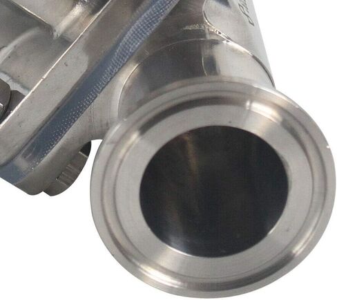 مزورة الفولاذ المقاوم للصدأ صمام الحجاب الحاجز 316l ثلاثي المشبك صمام الحجاب الحاجز سيليكون ختم 1.5 بوصة للتحكم في السوائل فائقة النقاء أو العقيمة أو المسببة للتآكل أو الكاشطة in Kuwait