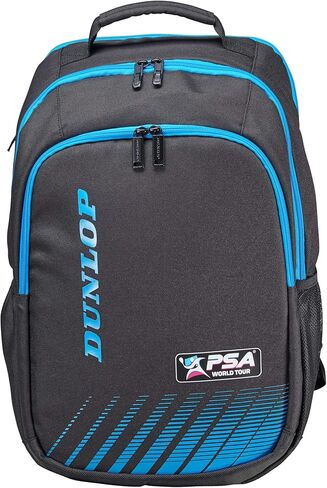 Dunlop Sports PSA Squash Backpack, Black/Blue in Saudi Arabia