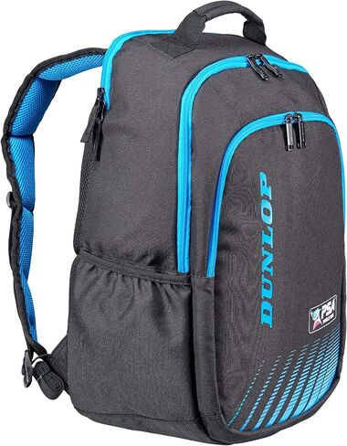 Dunlop Sports PSA Squash Backpack, Black/Blue in Saudi Arabia