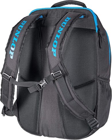 Dunlop Sports PSA Squash Backpack, Black/Blue in Saudi Arabia