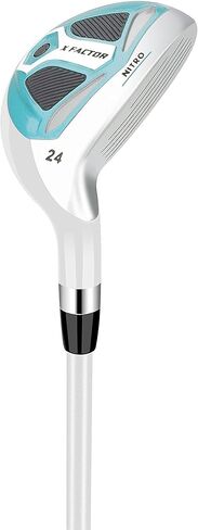 مجموعة جولف Nitro X Factor مكونة من 13 قطعة للسيدات من الجرافيت، يد يمنى، أزرق مخضر/فضي، مقاس كبير in Kuwait