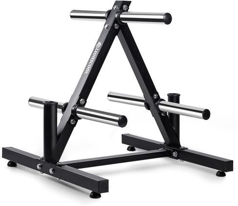 شجرة لوحة الوزن الأولمبية مقاس 2 بوصة من LIONSCOOL وحاملي أثقال، رف تخزين ألواح ممتصة للصدمات مع عجلات اختيارية، سعة الوزن 650 رطل/1000 رطل متاحة in Kuwait