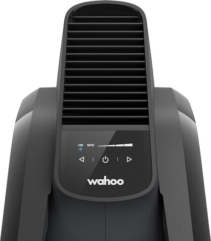 مروحة ركوب الدراجات Wahoo KICKR HEADWIND التي يتم التحكم فيها بمعدل ضربات القلب/السرعة لمدربي الدراجات في الأماكن المغلقة، والدراجات الثابتة/الدورانية، والتدريب المتقاطع، أسود in Kuwait