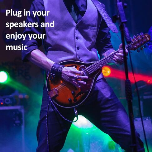 Mandolin A Style Acoustic 8 String Electric Mandolins Instrument Spruce Wood with Tuner Strings Gig Bag Strap Picks Hanger for Beginner Adults (Redbrust-Electric) in Saudi Arabia