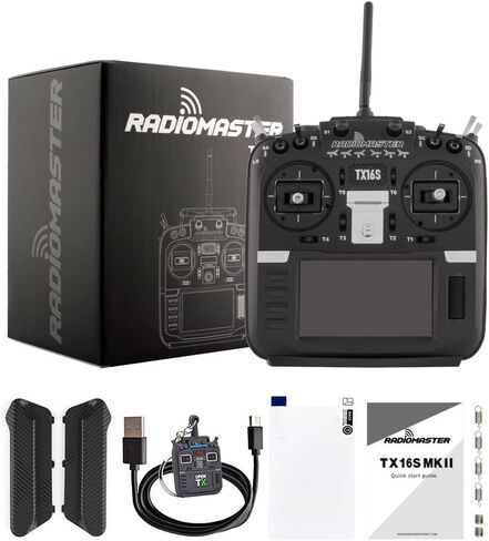 RadioMaster TX16S MKII V4.0 16CH 2.4G Hall Gimbals Radio Transmitter Remote Control ELRS 4in1 Support EDGETX OPENTX for RC Drone (TX16S MKII ELRS VESION) in Saudi Arabia