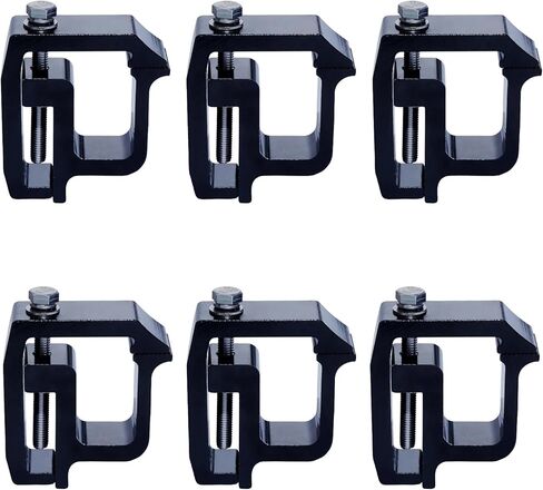 Perfit Liner 6 قطع مشابك تثبيت أغطية الشاحنات غطاء التخييم لسيلفرادو سييرا 1500/2500/3500، دودج داكوتا رام 1500/2500/3500، F150 F250، تيتان، تندرا in Kuwait