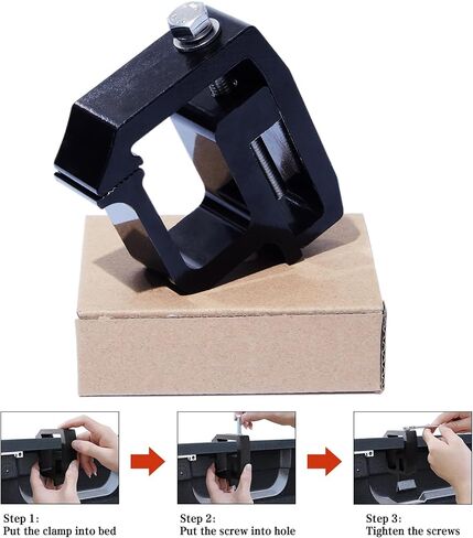 Perfit Liner 6 قطع مشابك تثبيت أغطية الشاحنات غطاء التخييم لسيلفرادو سييرا 1500/2500/3500، دودج داكوتا رام 1500/2500/3500، F150 F250، تيتان، تندرا in Kuwait