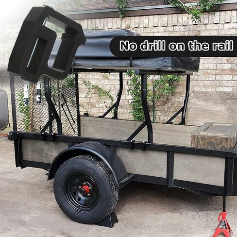 6PCS Camper Shell Clamps, Heavy Duty Truck Topper Clamps，Mounting Clamps Truck Bed Cover Clamps for Chevy Silverado Sierra 1500 2500 3500, Dodge Dakota Ram 1500 2500 3500, F150, F250, Toyota (Black) in Kuwait