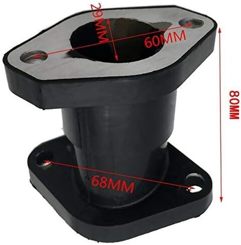 حذاء مشعب السحب المكربن، مناسب لـ Yamaha Kodiak 400 1993-1998 Moto 4 YFM350ER 1987-1995 Big Bear 350 1987-1998 محول مشترك مع طقم مسامير ربط in Kuwait