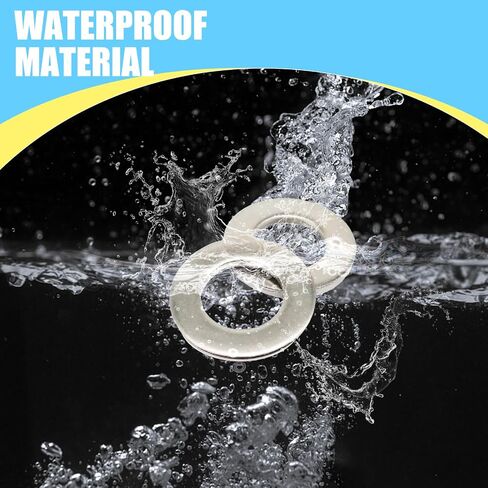 800 PCS Car Flat Washers, Sealing Washers with Plastic Box, O-Shape Rings Assortment Kit, Stainless Steel Washers Kit, Auto Sealing Part Replacements, Universal for Most Cars, Trucks (Silver) in Saudi Arabia