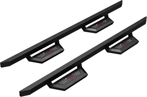 KYX Running Boards & Steps Nerf Bars Compatible with 2005-2024 Toyota Tacoma Double Cab, A Pair 6 inch Car Door Side Steps Nerf Bars Truck Boards Step Rails-Red Logo in Saudi Arabia