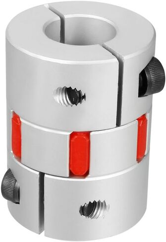 uxcell 12mm to 19mm Shaft Plum Shaped Coupling Coupler 40mm Diameter 55mm Length Without Through Hole in Saudi Arabia