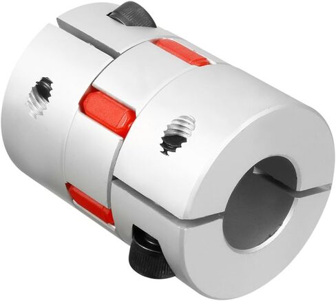 uxcell 12mm to 19mm Shaft Plum Shaped Coupling Coupler 40mm Diameter 55mm Length Without Through Hole in Saudi Arabia