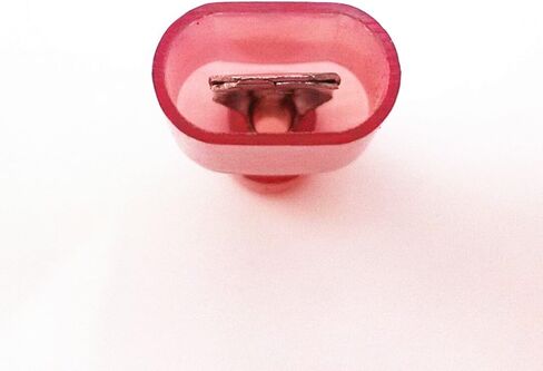 yueton® 100pcs Red 22/18- Gauge Nylon Female Fully-Insulated Quick Disconnects Wiring Spade Wire Crimp Terminal in Kuwait