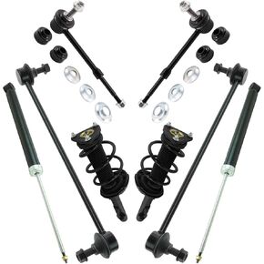 TRQ Front and Rear Suspension Kit Complete Strut & Coil Spring Assembly Shock Absorber Sway Bar Stabilizer Link Compatible with 2013-2019 Ford Escape in Kuwait
