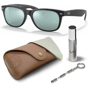 Ray-Ban RB2132 NEW WAYFARER FLASH Square Shape Sunglasses with Official Eyewear Kit Bundle in Saudi Arabia