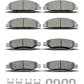 D1332 D1337 8pcs Ceramic Front Rear Brake Pads With Clips Fit For 2008-2014 For Cadillac CTS in Saudi Arabia