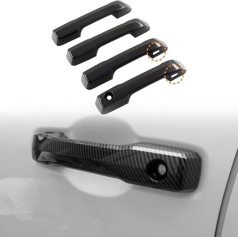 HIGH FLYING 2022 2023 2024 for Toyota Tundra Exterior Accessories Tail Light Side Strip Decor Trim ABS Carbon Fiber 2pcs in Saudi Arabia