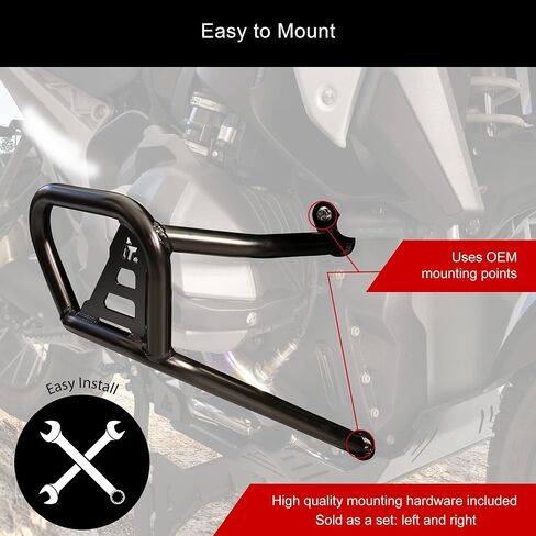 Tusk Crash Bars - Engine Guards Compatible with BMW R1300GS 2024 in Saudi Arabia