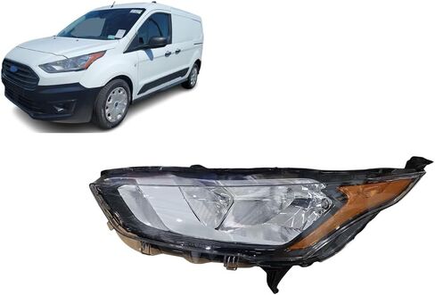 For 2019-2023 Ford Transit Connect Headlight Assembly Black (Left Side) in Saudi Arabia