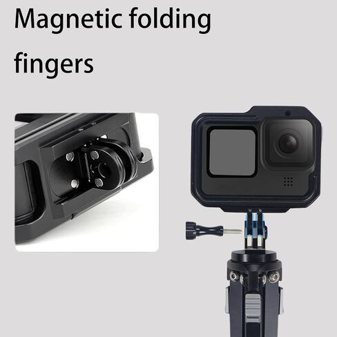 Aluminium Protective Case for GoPro Hero 13/12/11/10/9, Durable Hard Frame Cases Protector, Strong Metal Housing Frame Video Cage with Sliding Cover in Saudi Arabia