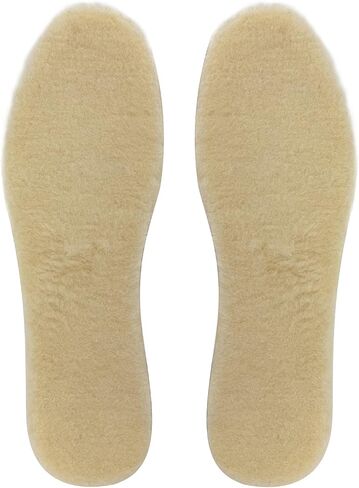 Ronsan Sheepskin Insooles للنساء والرجال ، النعال الصوف الدافئة للطقس البارد قطع إلى حجم الإدراج البديلة Farry Freece للأحذية أحذية أحذية الثلج أعمال أحذية عمل (الرجال 6.5-7.5/نساء 8-9) in Saudi Arabia